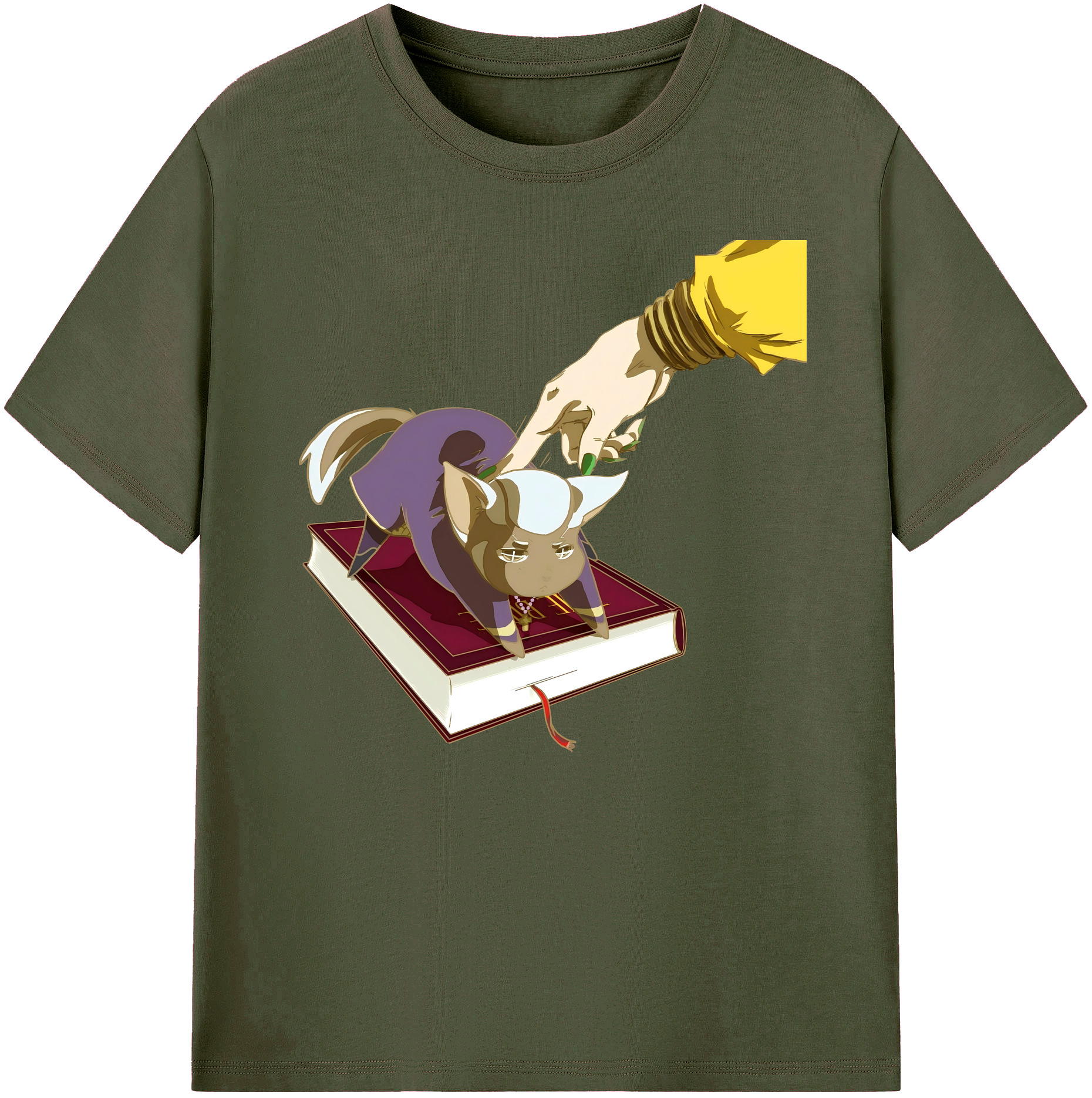 （画像用） ジョジョの奇妙な冒険 JoJo's Bizarre Adventure 綿100％ メンズ半袖Tシャツ｜肌触りやわらか＆通気性